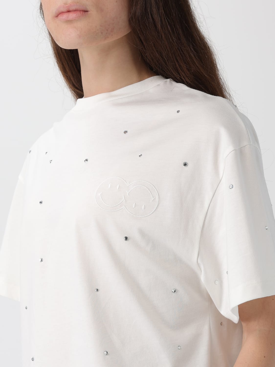 JOSHUA SANDERS T-SHIRT: T-shirt woman Joshua Sanders, Yellow Cream - Img 4