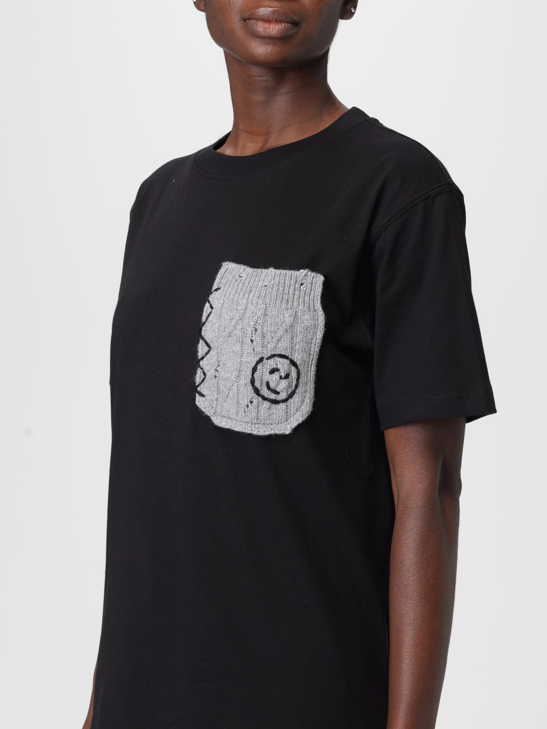 JOSHUA SANDERS T-SHIRT: T-shirt damen Joshua Sanders, Schwarz - Img 3