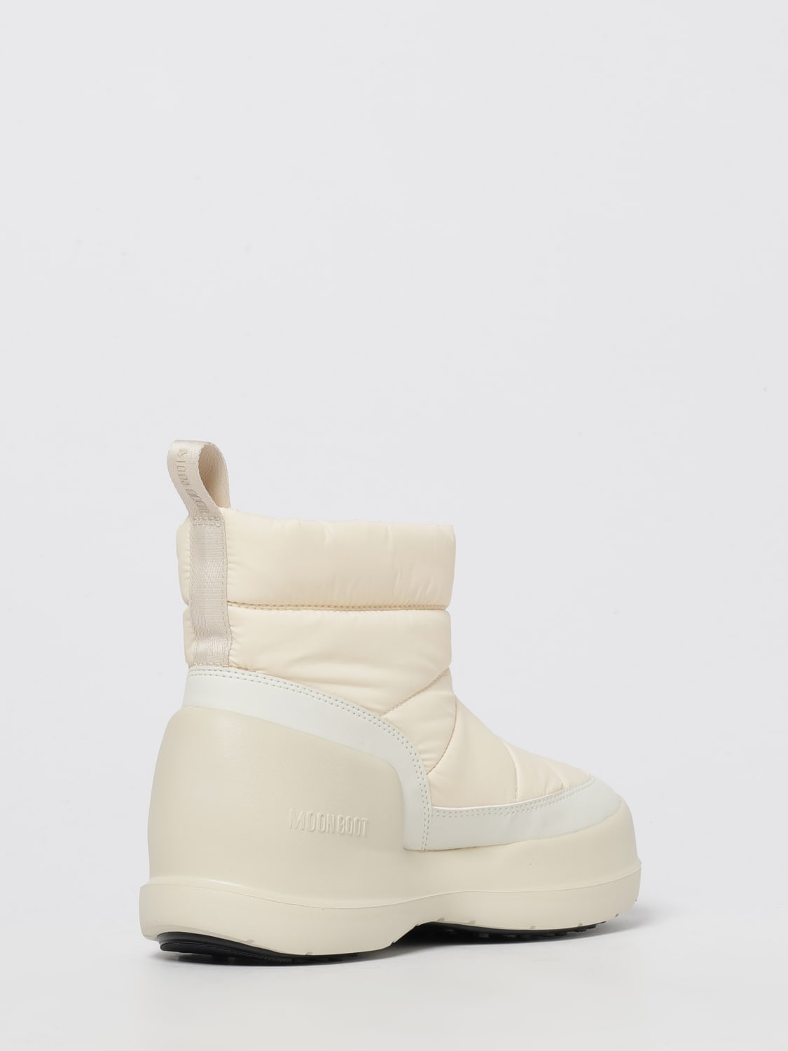 MOON BOOT BOOTS: Flat ankle boot woman Moon Boot, White - Img 3
