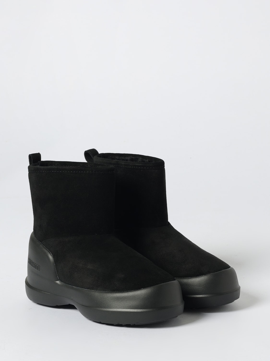 MOON BOOT BOOTS: Flat ankle boot woman Moon Boot, Black - Img 2