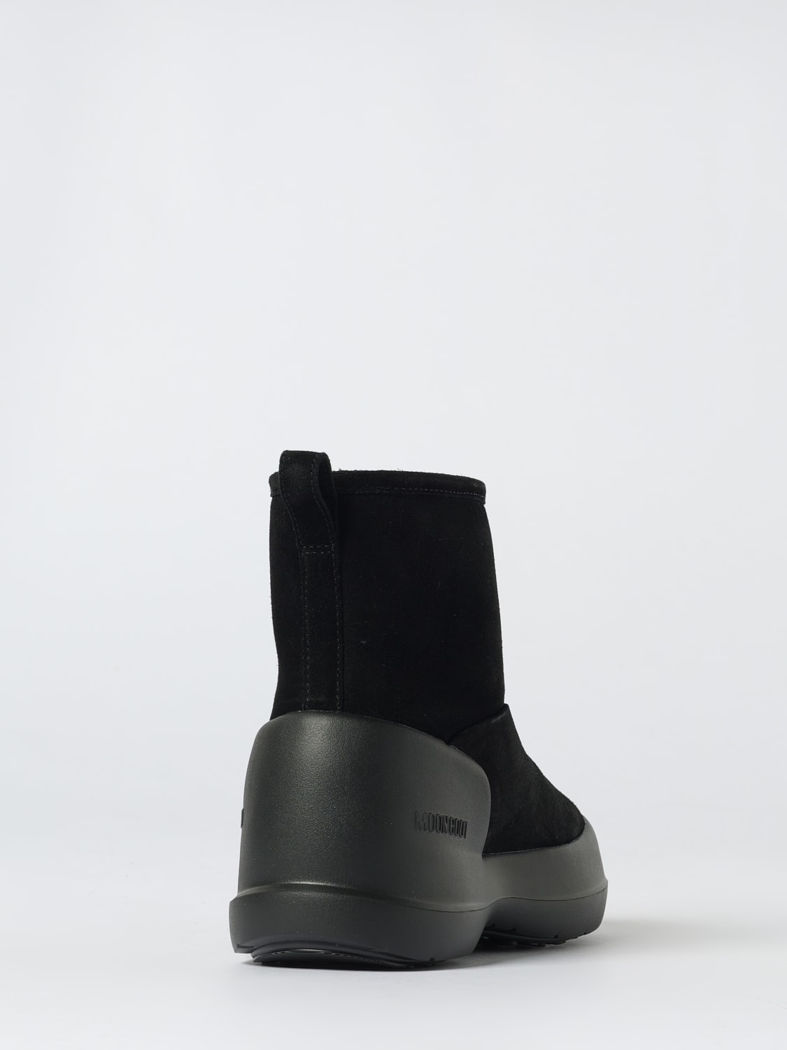 MOON BOOT BOOTS: Flat ankle boot woman Moon Boot, Black - Img 3