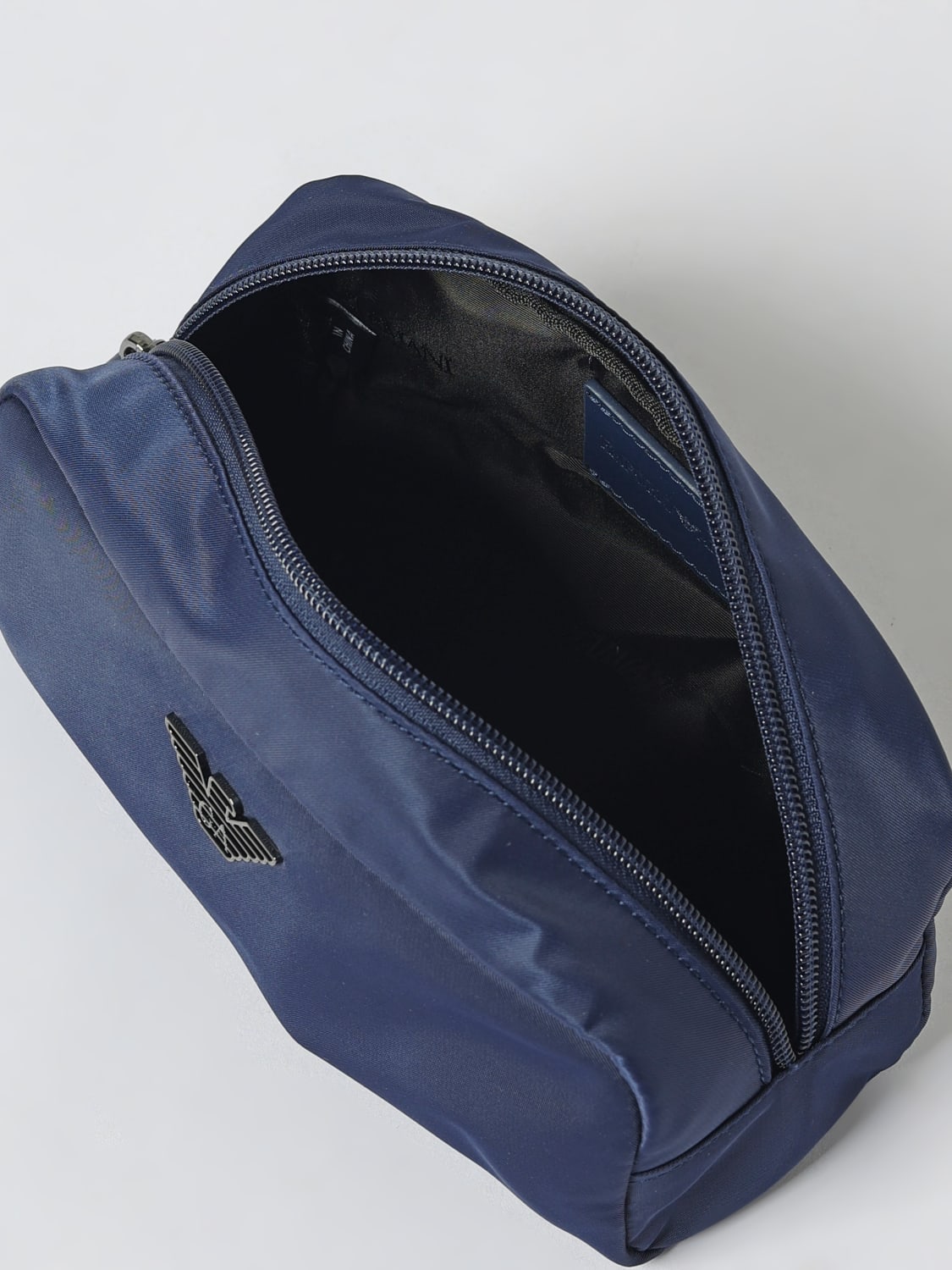 EMPORIO ARMANI BEAUTY ACCESSORIES: Cosmetic case men Emporio Armani, Blue - Img 3