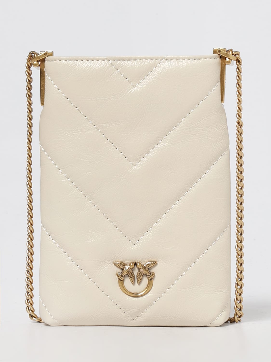 PINKO ACCESSOIRES TECH: Sac à main femme Pinko, Blanc - Img 1