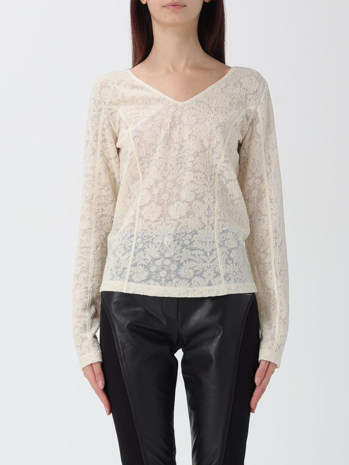 PINKO SWEATER: Sweater woman Pinko, White - Img 1