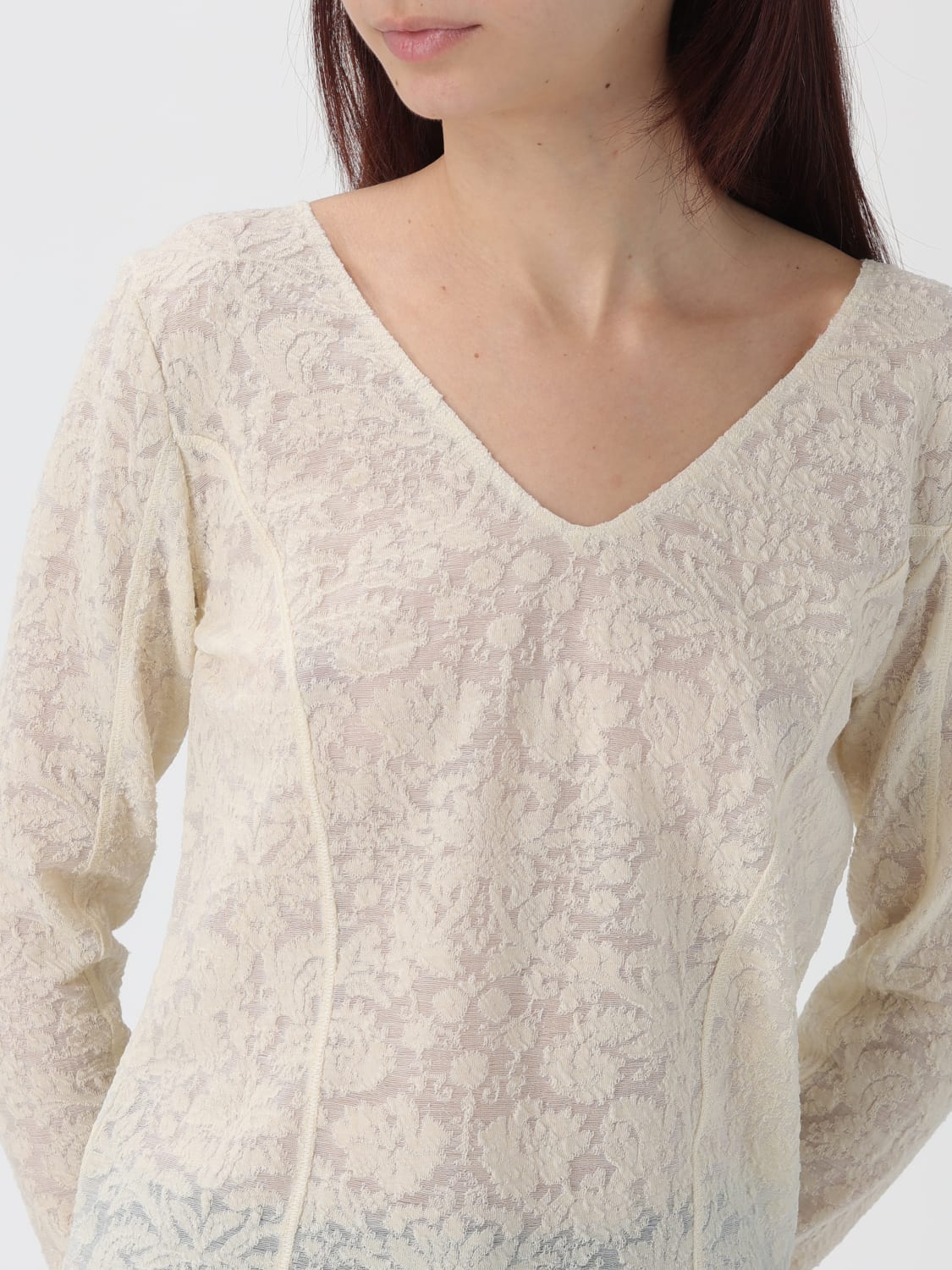 PINKO SWEATER: Sweater woman Pinko, White - Img 3