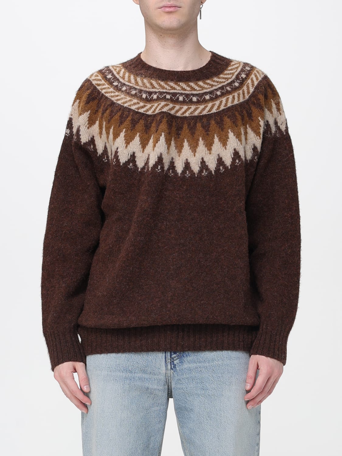 HOWLIN SWEATER: Sweater men Howlin, Brown - Img 1