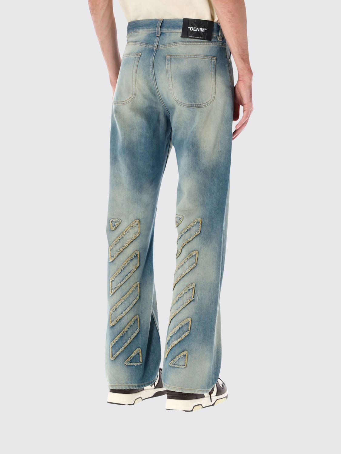 OFF-WHITE JEANS: Jeans men Off-white, Blue - Img 2