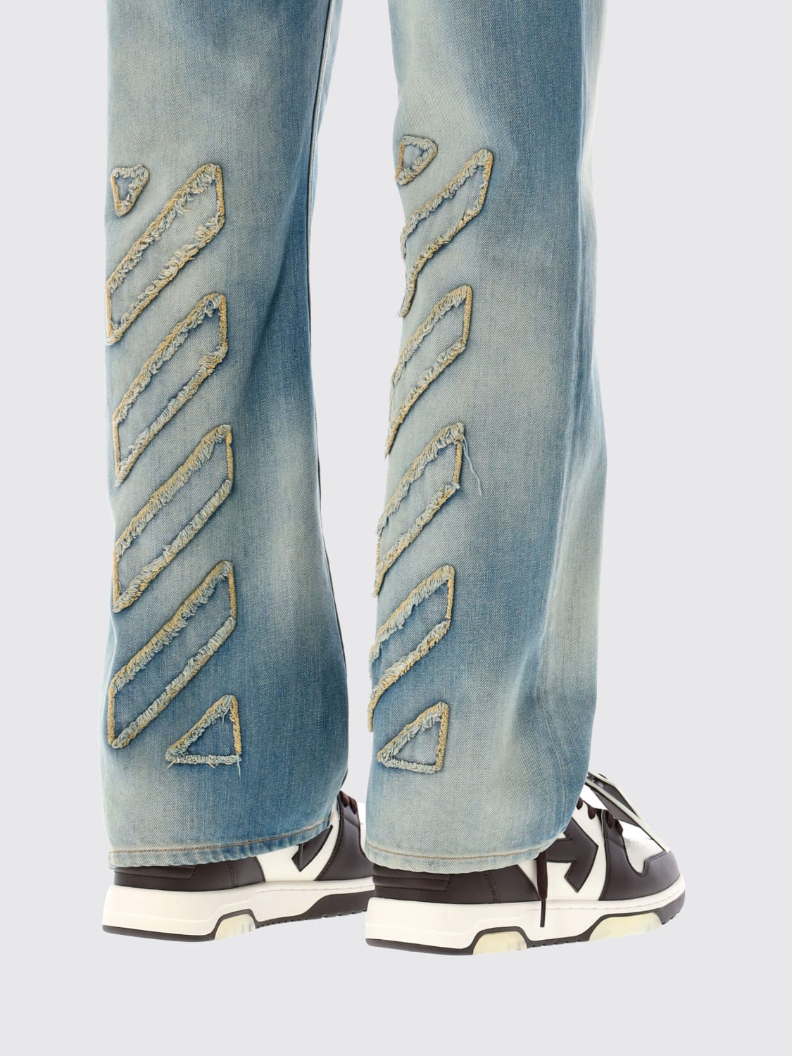 OFF-WHITE JEANS: Jeans men Off-white, Blue - Img 3