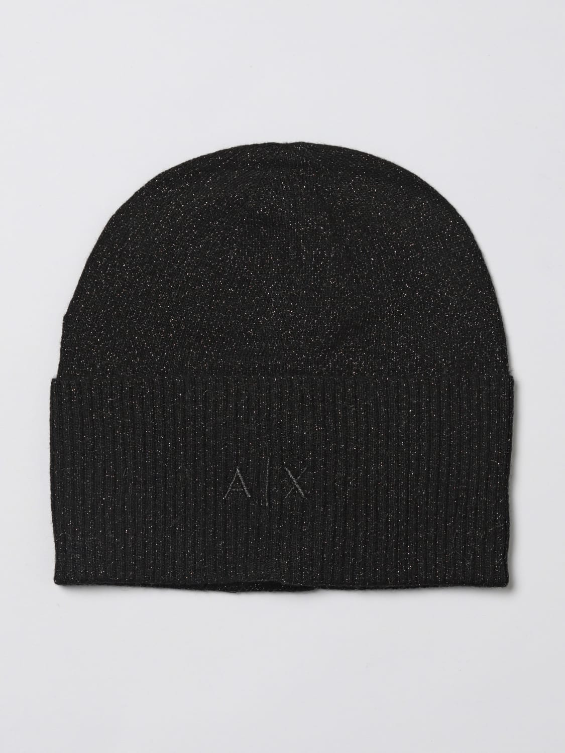 ARMANI EXCHANGE CAPPELLO: Cappello Armani Exchange in misto lana e lurex, Nero - Img 1