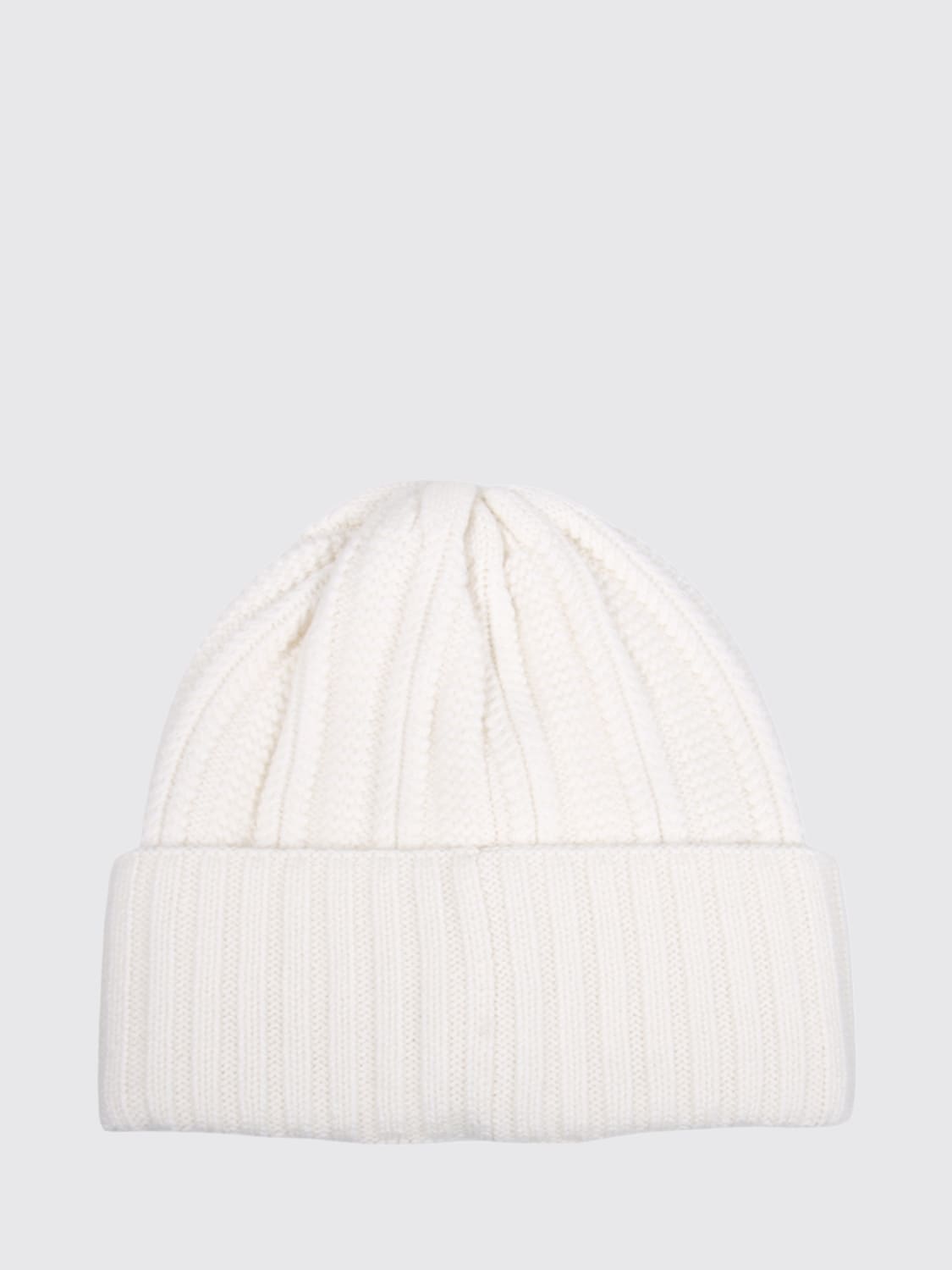 MAX MARA CAPPELLO: Cappello Max Mara in cashmere a coste, Bianco - Img 2
