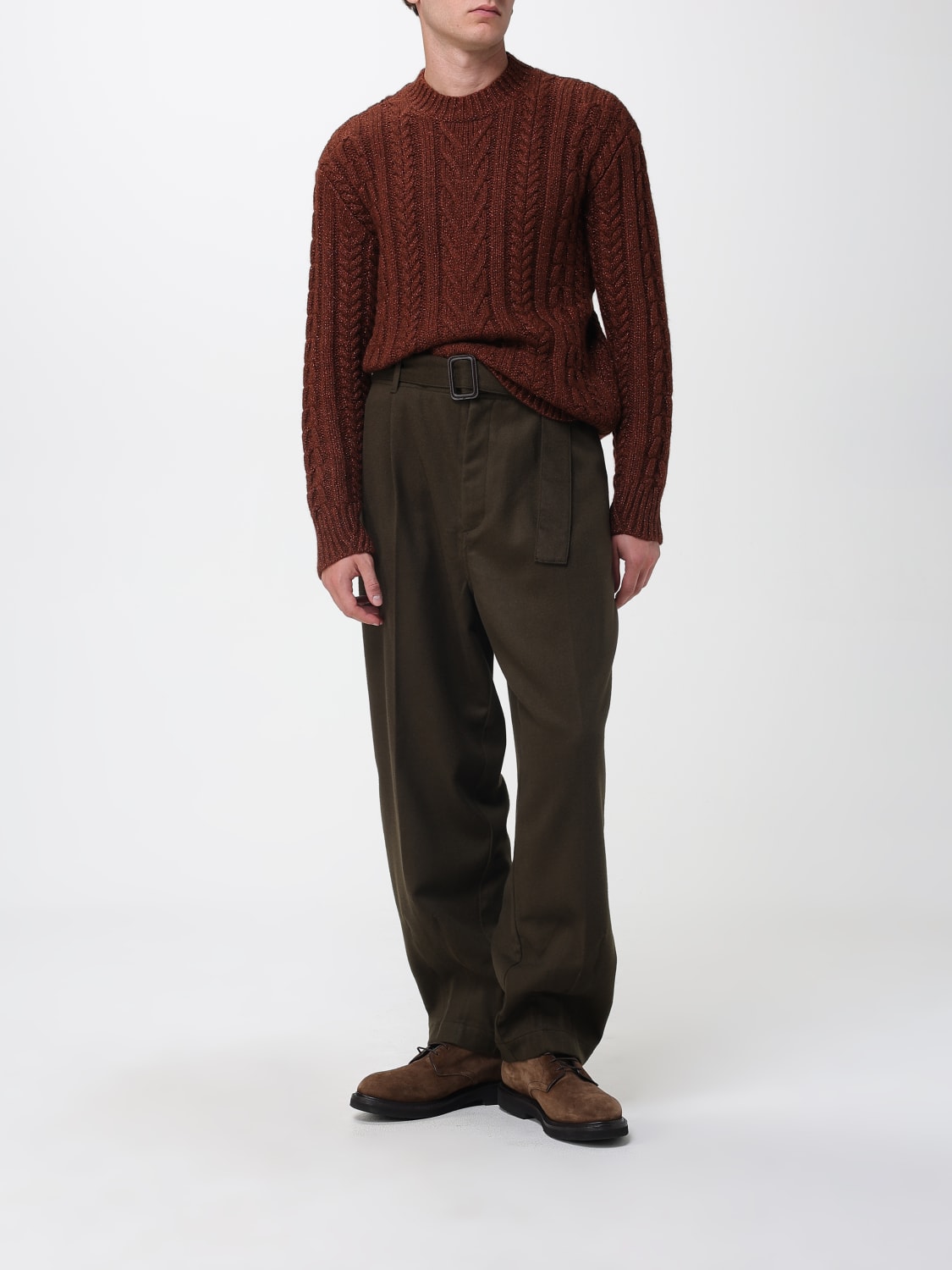 EMPORIO ARMANI SWEATER: Sweater men Emporio Armani, Brown - Img 2