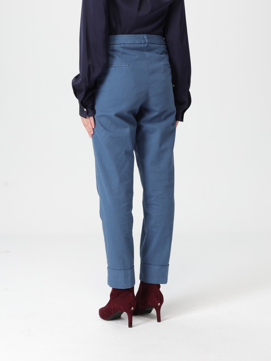 MASON'S PANTS: Pants woman Mason's, Blue - Img 2