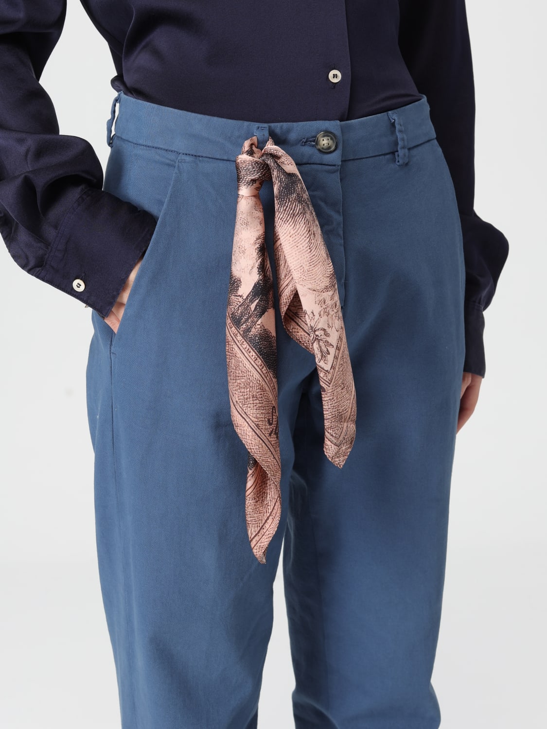 MASON'S PANTS: Pants woman Mason's, Blue - Img 3