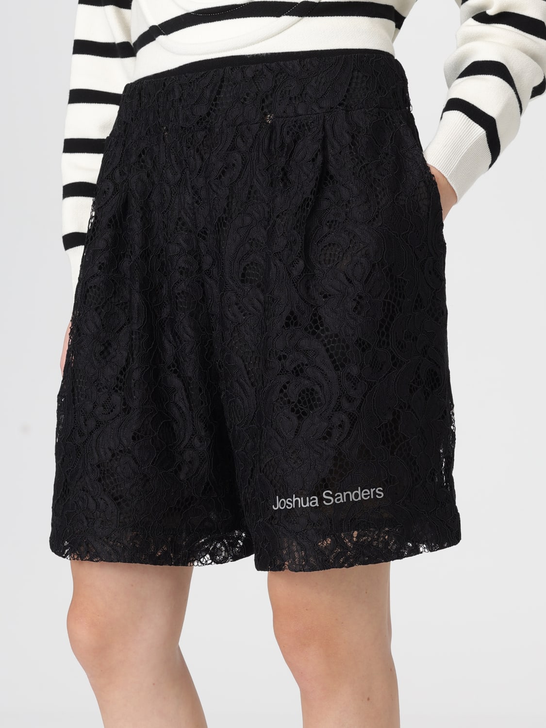 JOSHUA SANDERS SHORT: Pantalon femme Joshua Sanders, Noir - Img 4