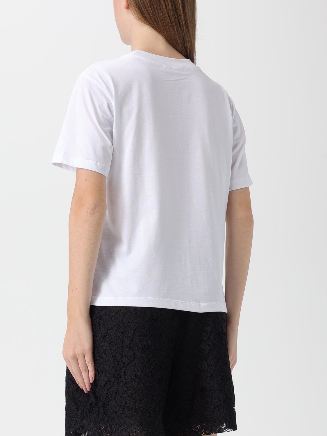 JOSHUA SANDERS T-SHIRTS: T-shirts in cotone con slogan Joshua Sanders, Bianco - Img 3