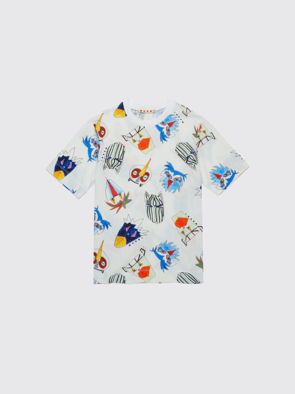 MARNI CAMISETA: Camiseta niños Marni, Crema - Img 1