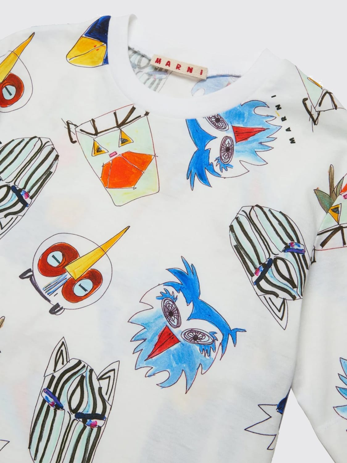 MARNI CAMISETA: Camiseta niños Marni, Crema - Img 3