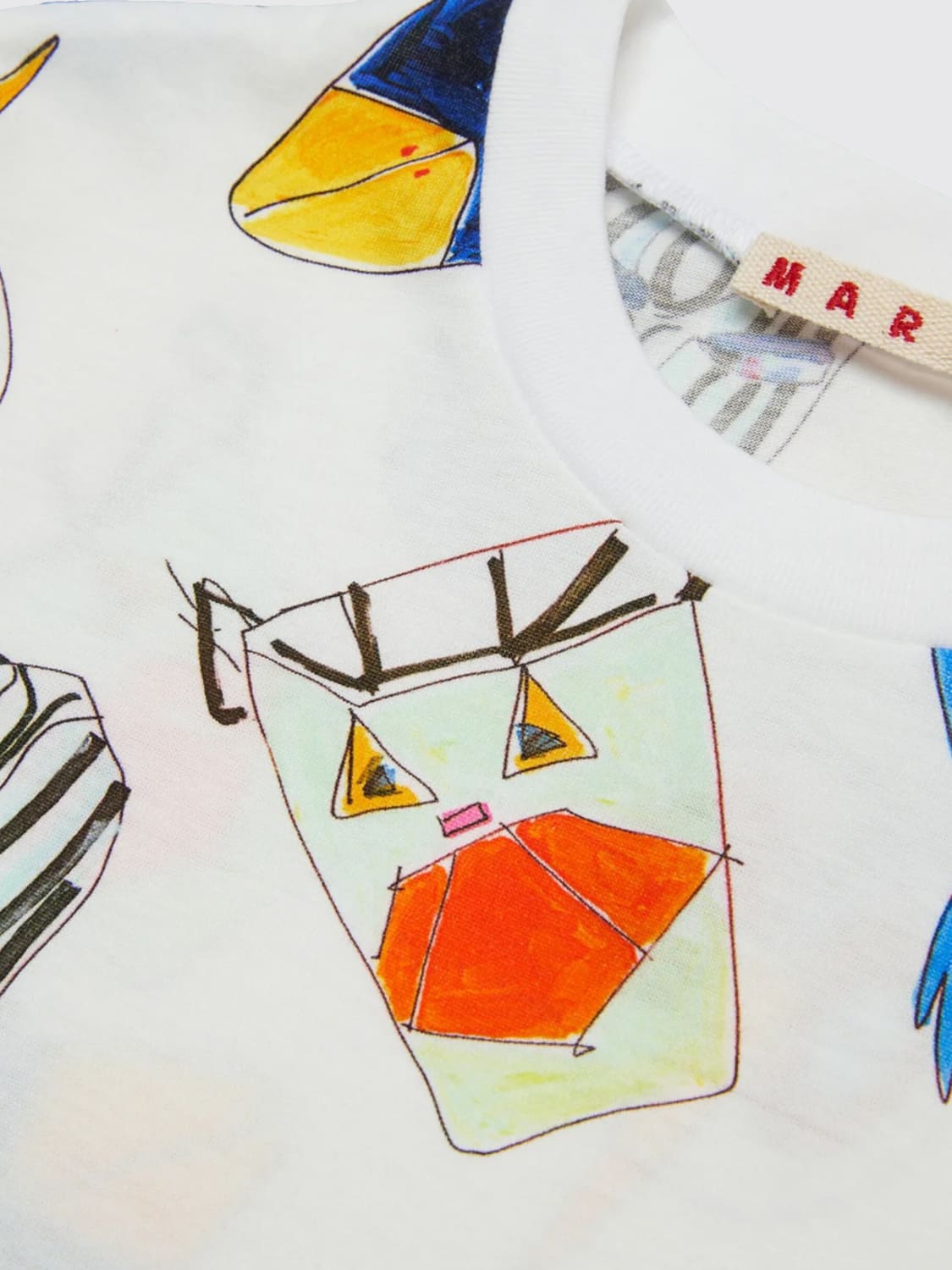 MARNI CAMISETA: Camiseta niños Marni, Crema - Img 4