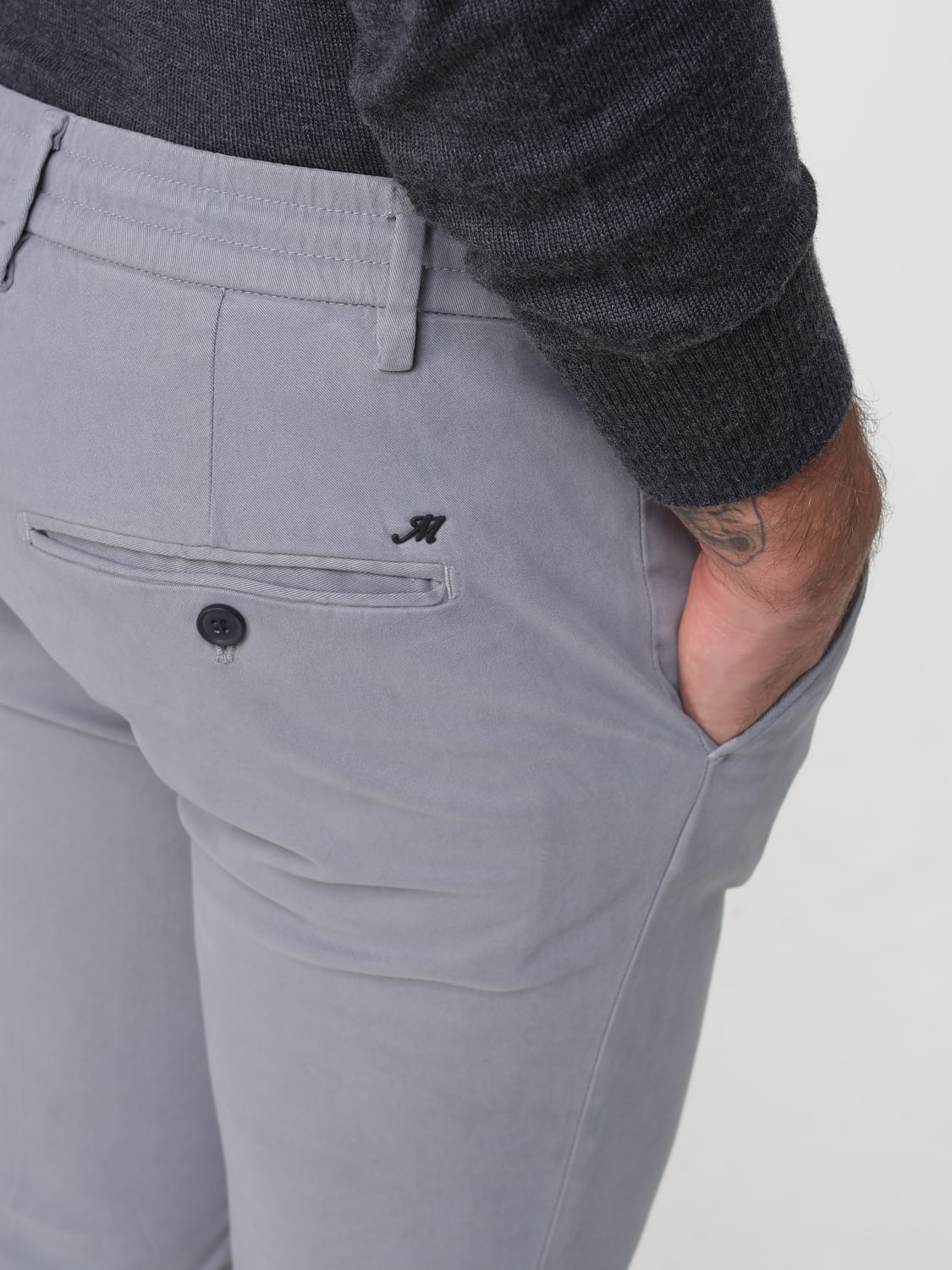 MASON'S PANTS: Pants men Mason's, Grey - Img 3