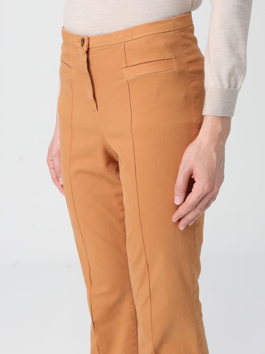 MASON'S PANTALON: Pantalon femme Mason's, Orange - Img 3