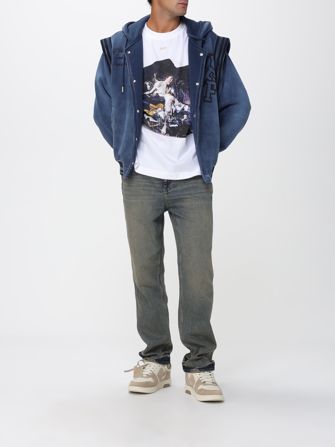 OFF-WHITE SWEATSHIRT: Sweatshirt men Off-white, Blue - Img 2