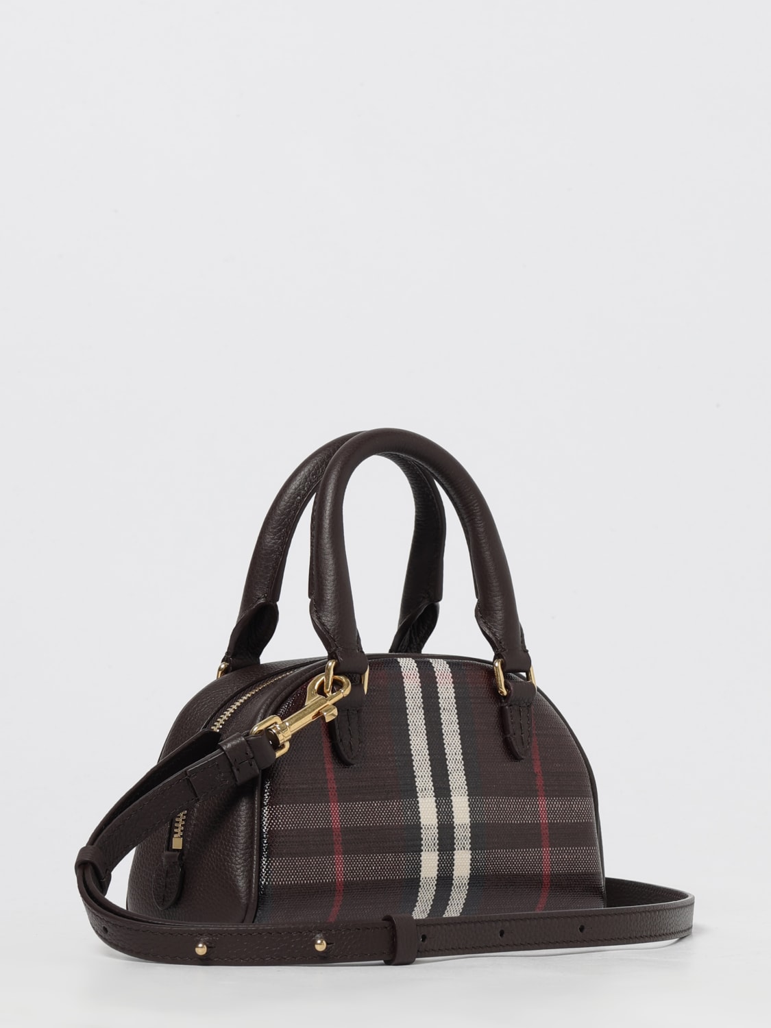 BURBERRY MINI BAG: Crossbody bag woman Burberry, Violet - Img 3