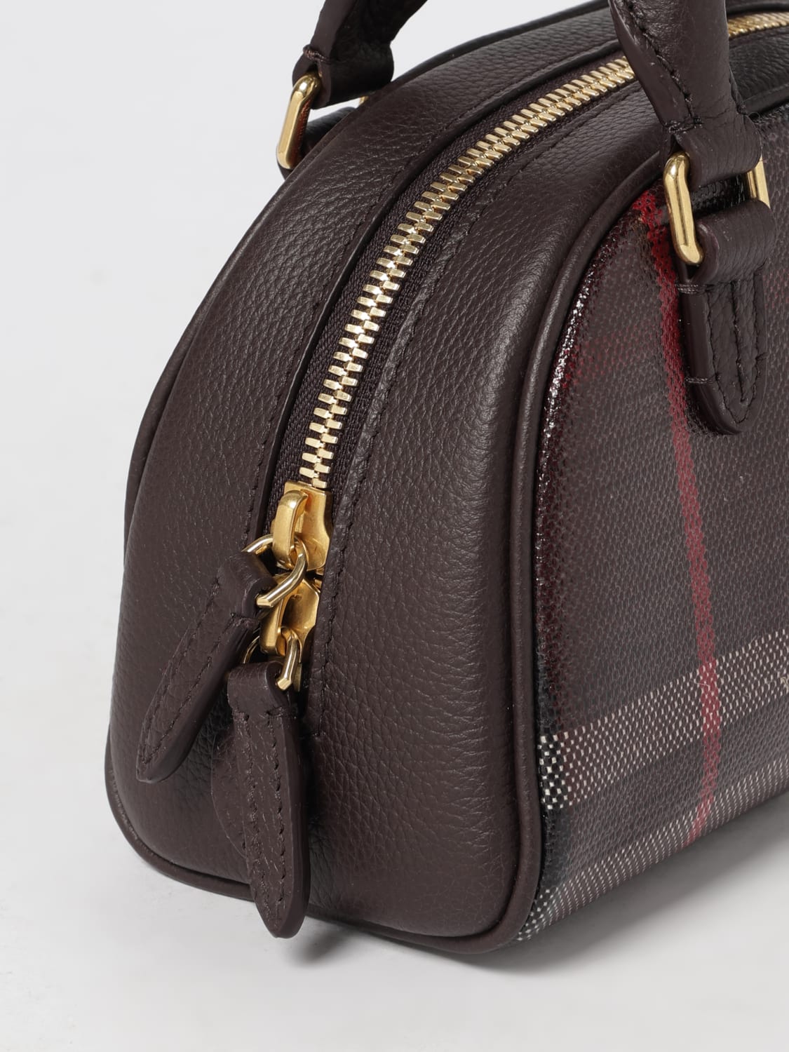 BURBERRY MINI BAG: Crossbody bag woman Burberry, Violet - Img 4