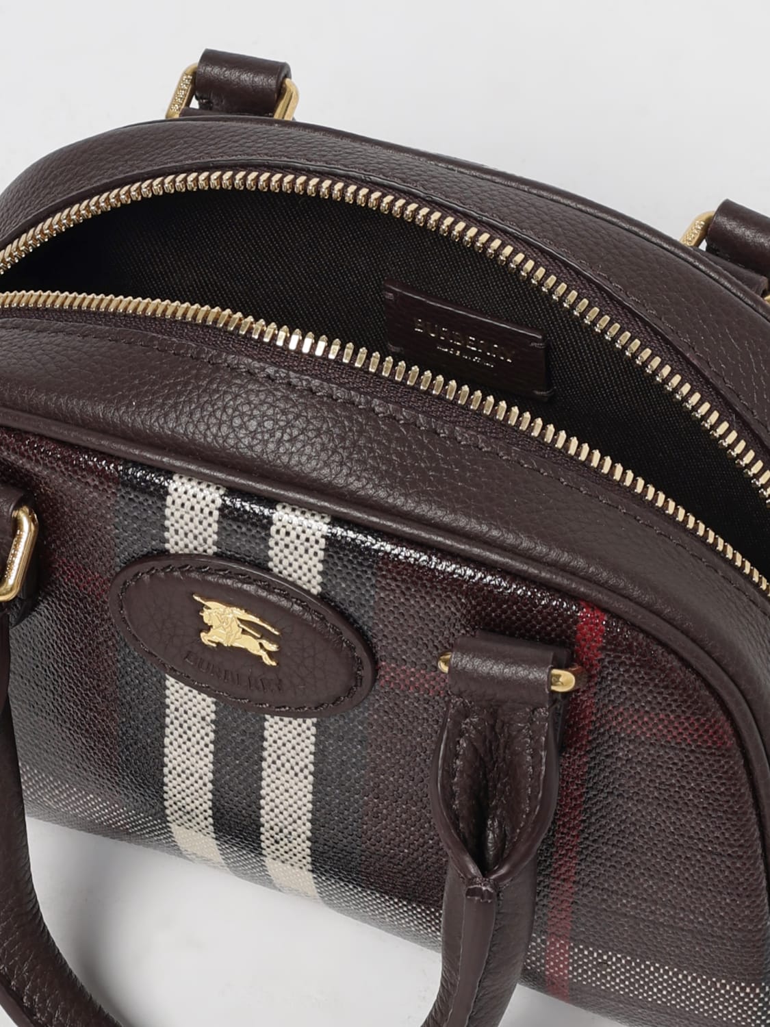 BURBERRY MINI BAG: Crossbody bag woman Burberry, Violet - Img 5