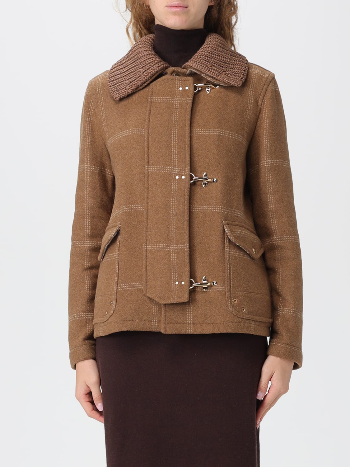 FAY ABRIGO: Americana mujer Fay, Biscocho - Img 1