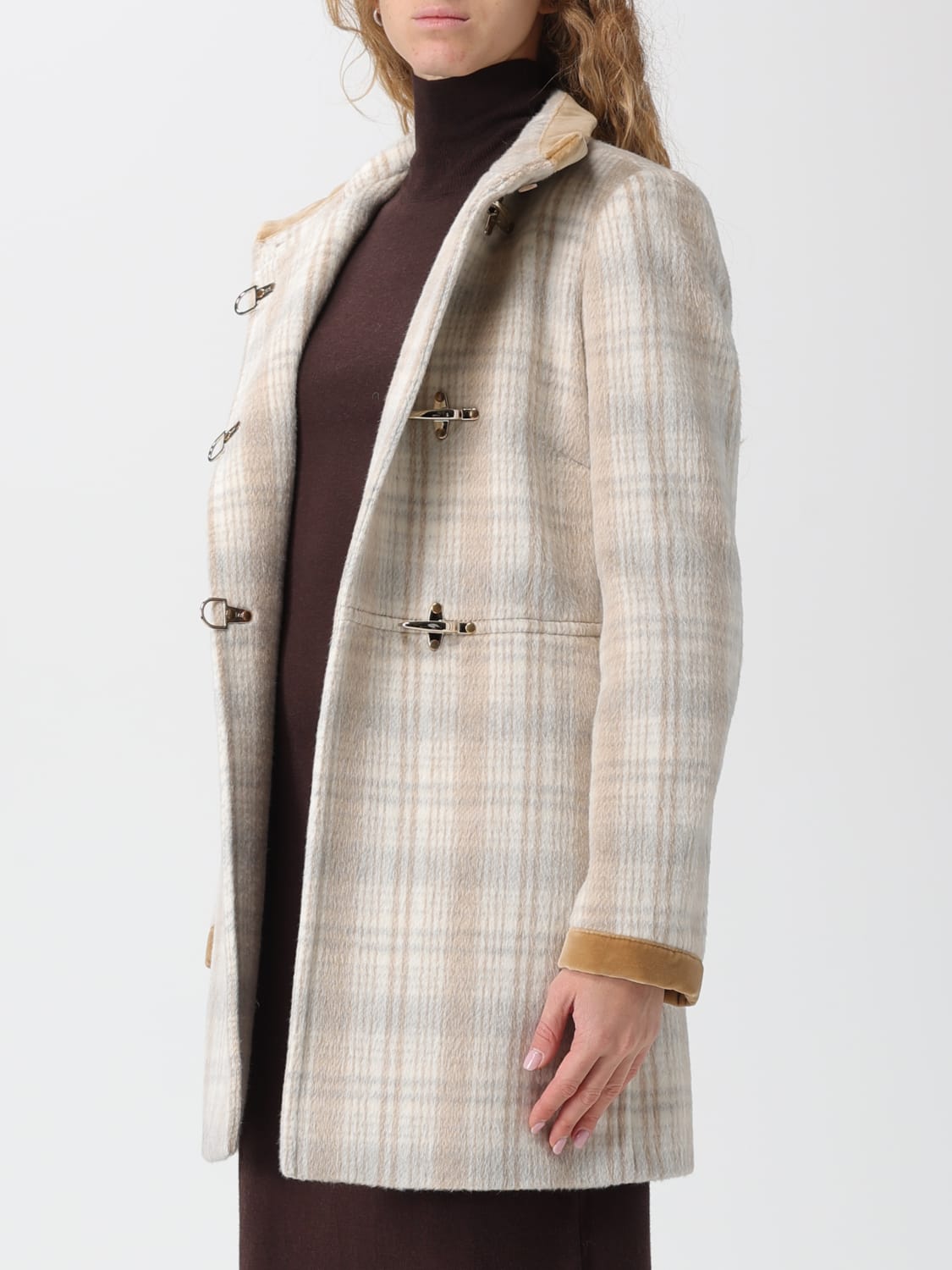 FAY MANTEAU: Manteau femme Fay, Jaune Crème - Img 3