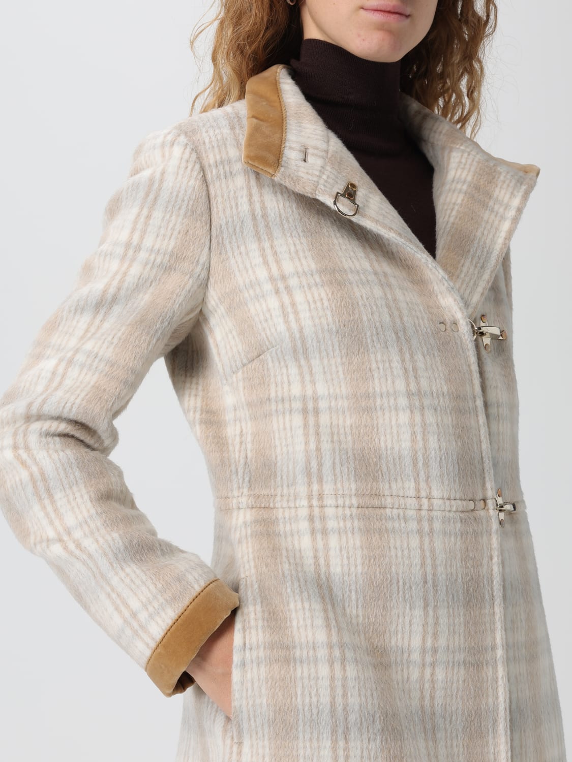 FAY MANTEAU: Manteau femme Fay, Jaune Crème - Img 4