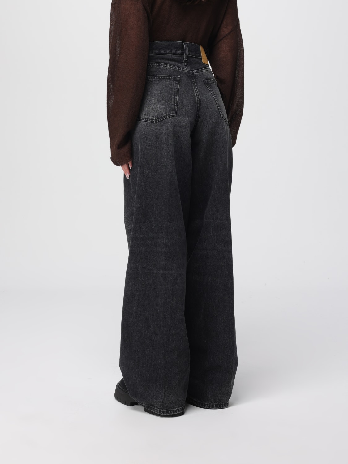 HAIKURE 牛仔裤: 牛仔裤 女士 Haikure, 黑色 - Img 3