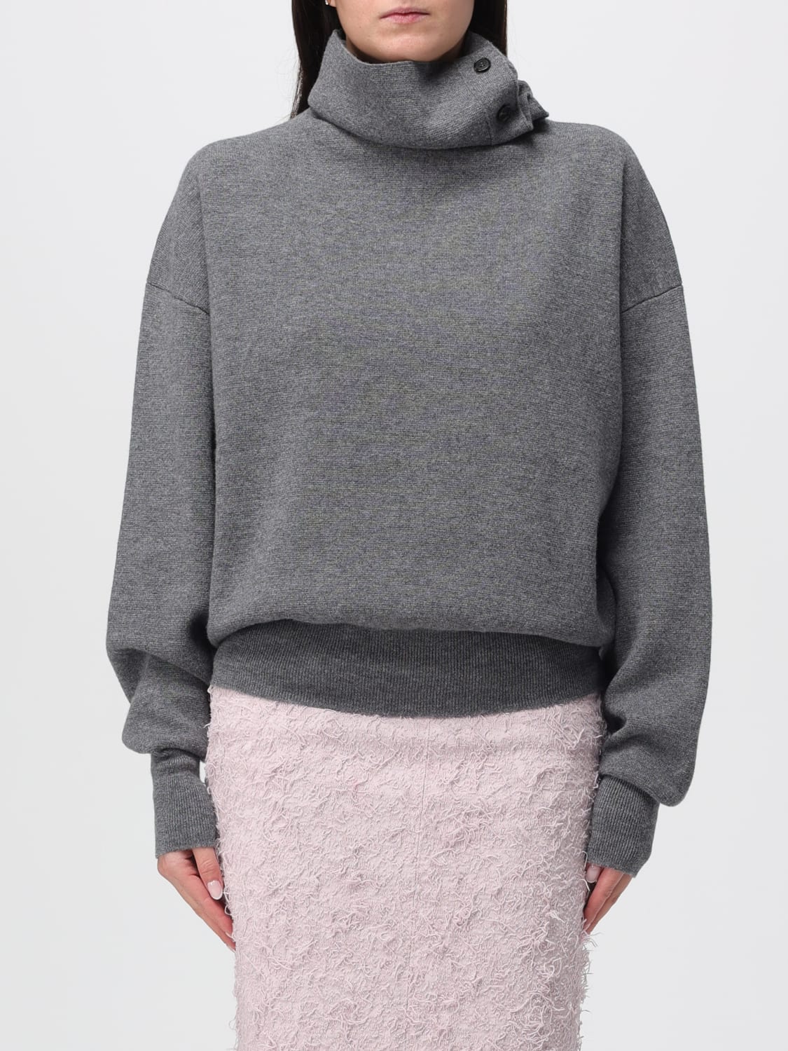 HAIKURE MAGLIA: Maglia di lana vergine Haikure, Grigio - Img 1