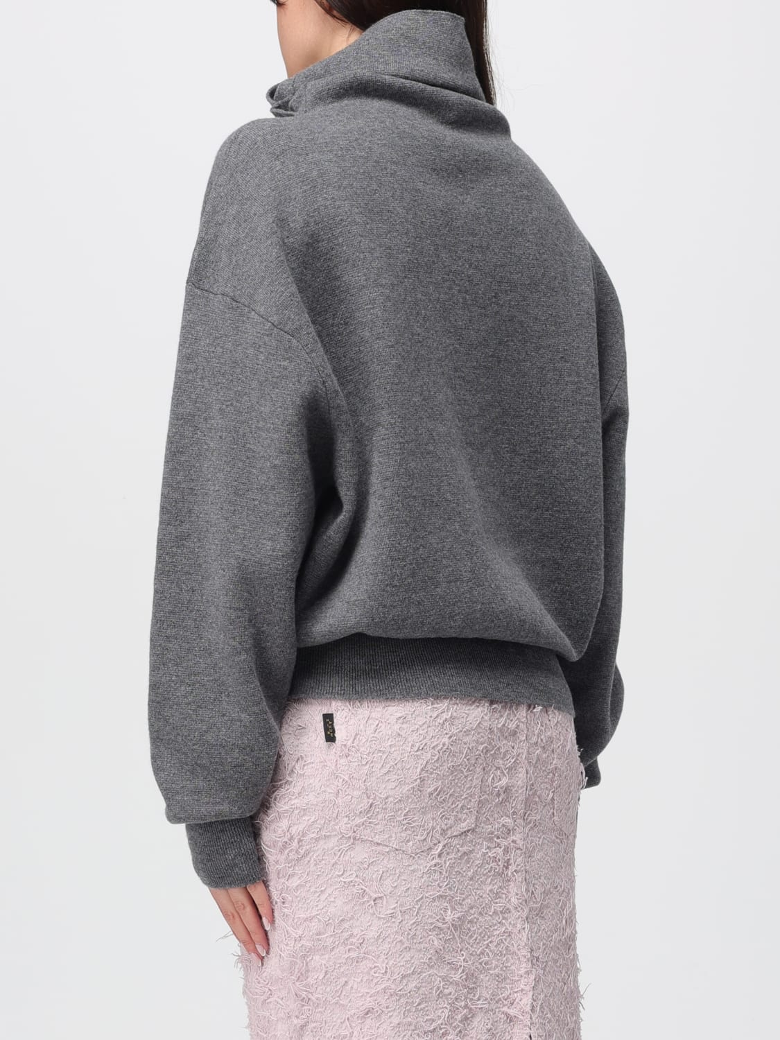 HAIKURE MAGLIA: Maglia di lana vergine Haikure, Grigio - Img 2