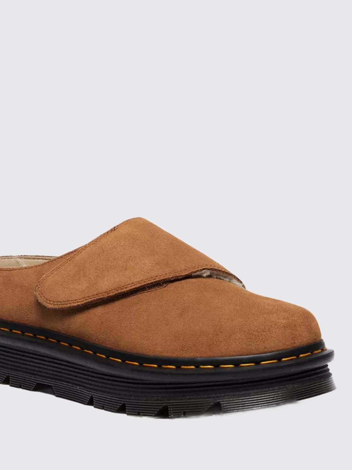 DR. MARTENS SCARPE BASSE: Mules Zebzag Anywair Dr. Martens in camoscio con rivestimento WarWair, Cammello - Img 4