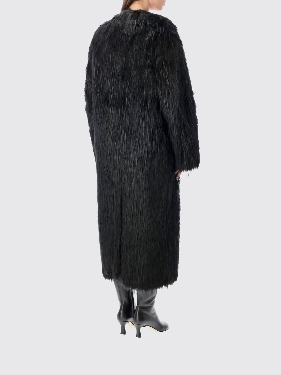 STAND STUDIO PELZMANTEL: Mantel damen Stand Studio, Schwarz - Img 2