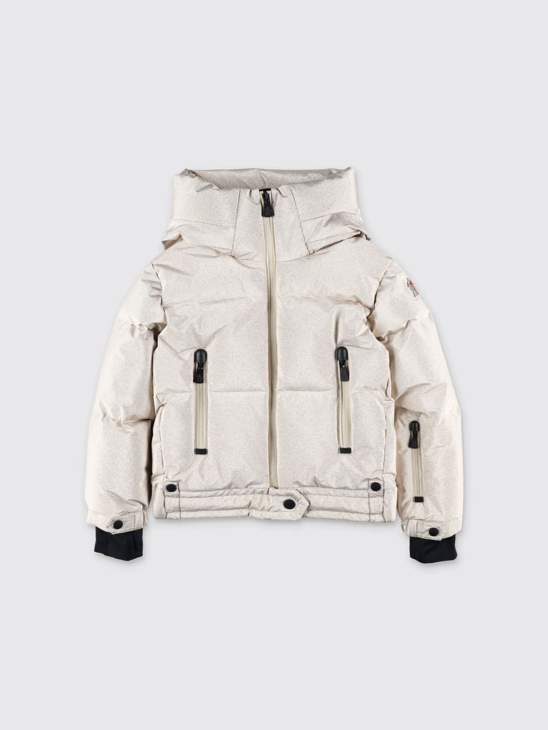 MONCLER 外套: 外套 儿童 Moncler, 珍珠色 - Img 1