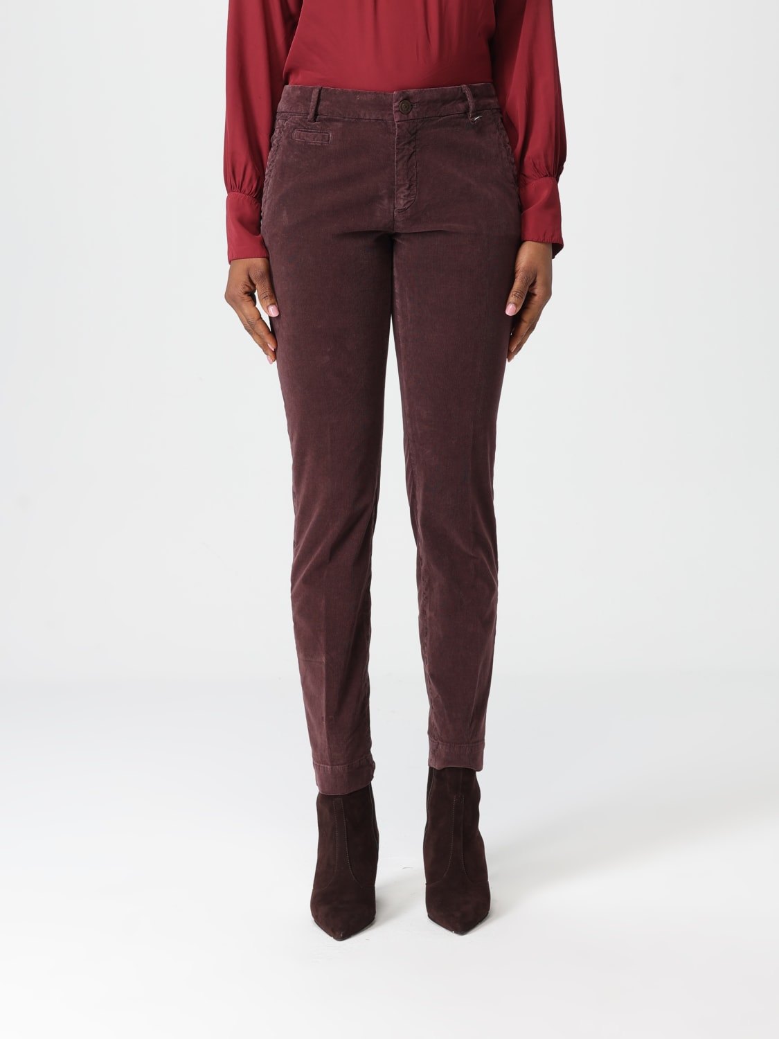 MASON'S PANTALON: Pantalon femme Mason's, Marron - Img 1