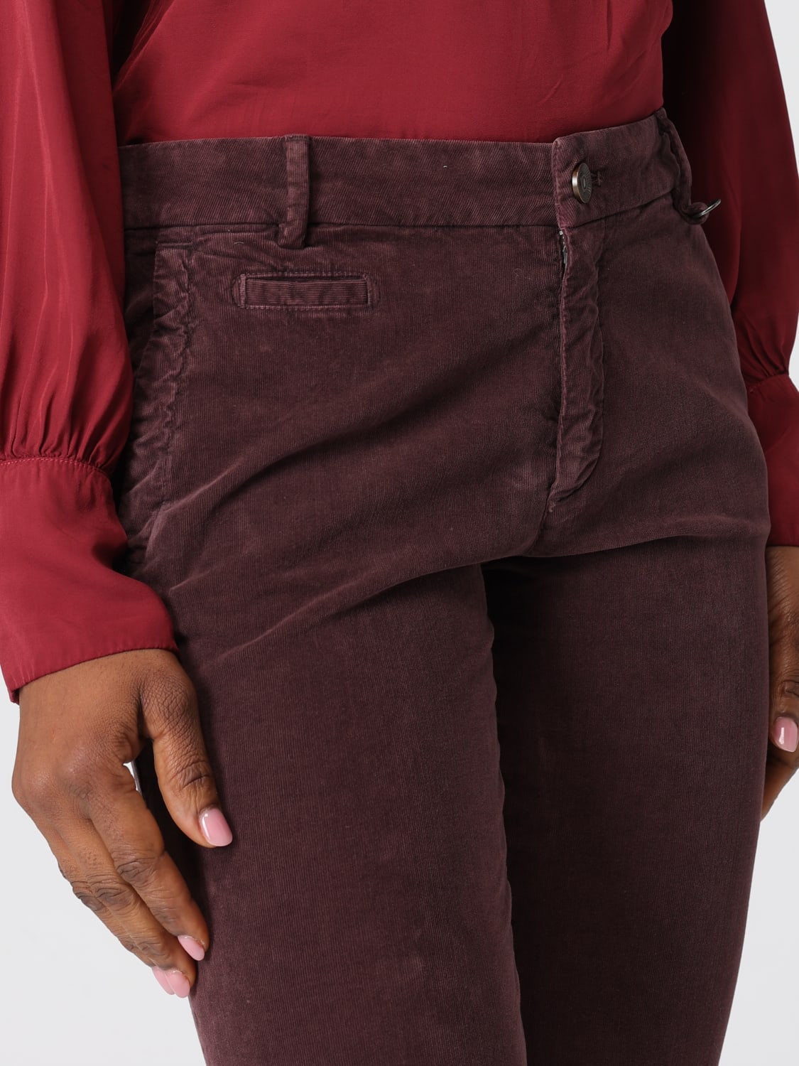 MASON'S PANTALON: Pantalon femme Mason's, Marron - Img 3