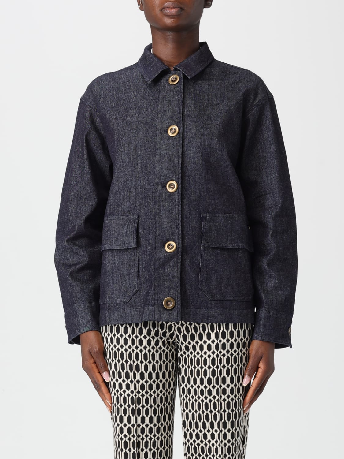 MASON'S JACKET: Blazer woman Mason's, Denim - Img 1