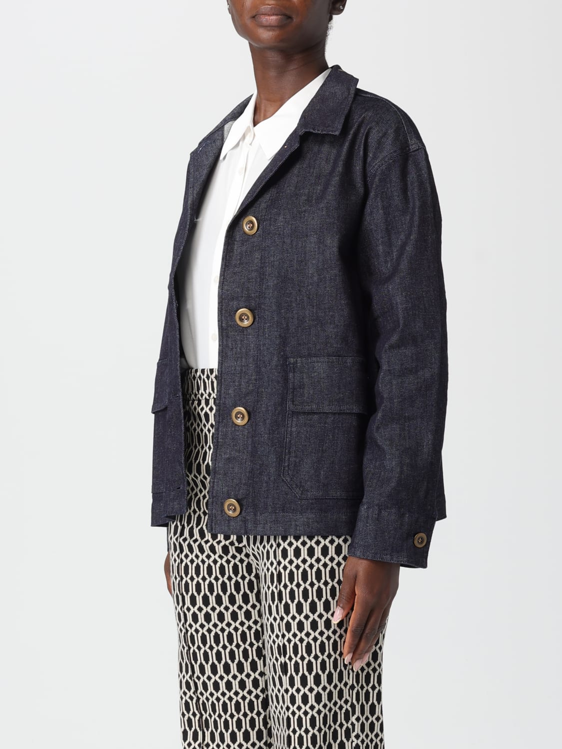 MASON'S JACKET: Blazer woman Mason's, Denim - Img 3