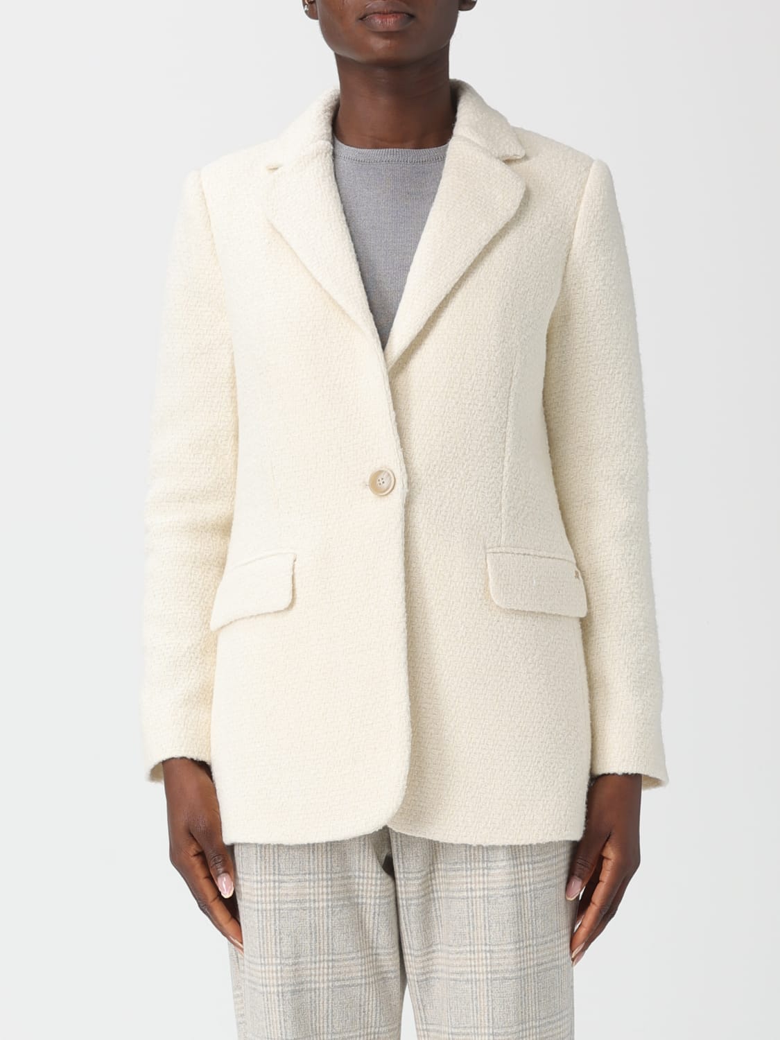MASON'S VESTE: Blazer femme Mason's, Blanc - Img 1