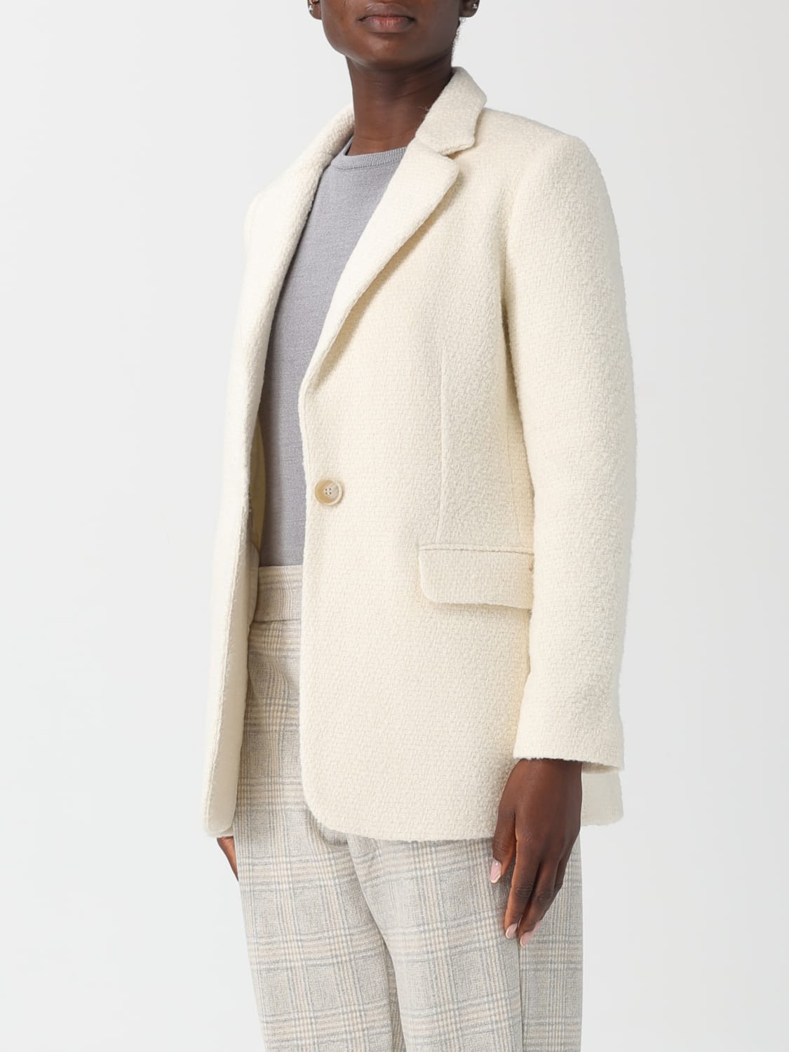 MASON'S VESTE: Blazer femme Mason's, Blanc - Img 3