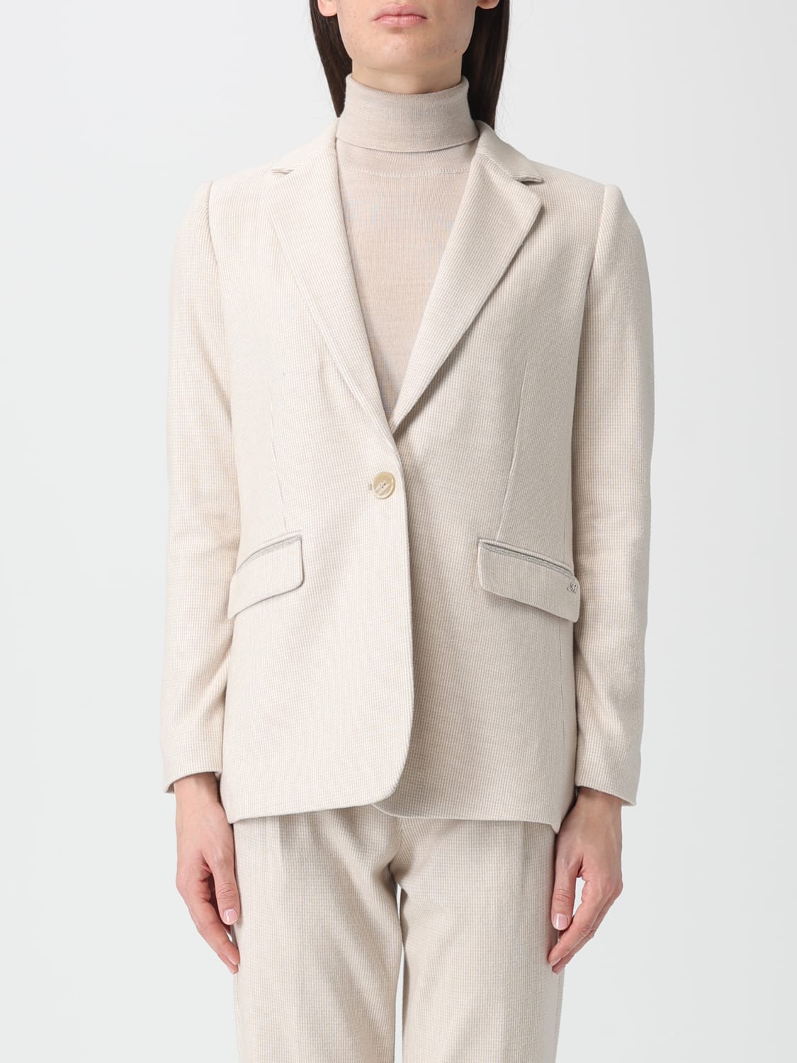 MASON'S VESTE: Blazer femme Mason's, Naturel - Img 1