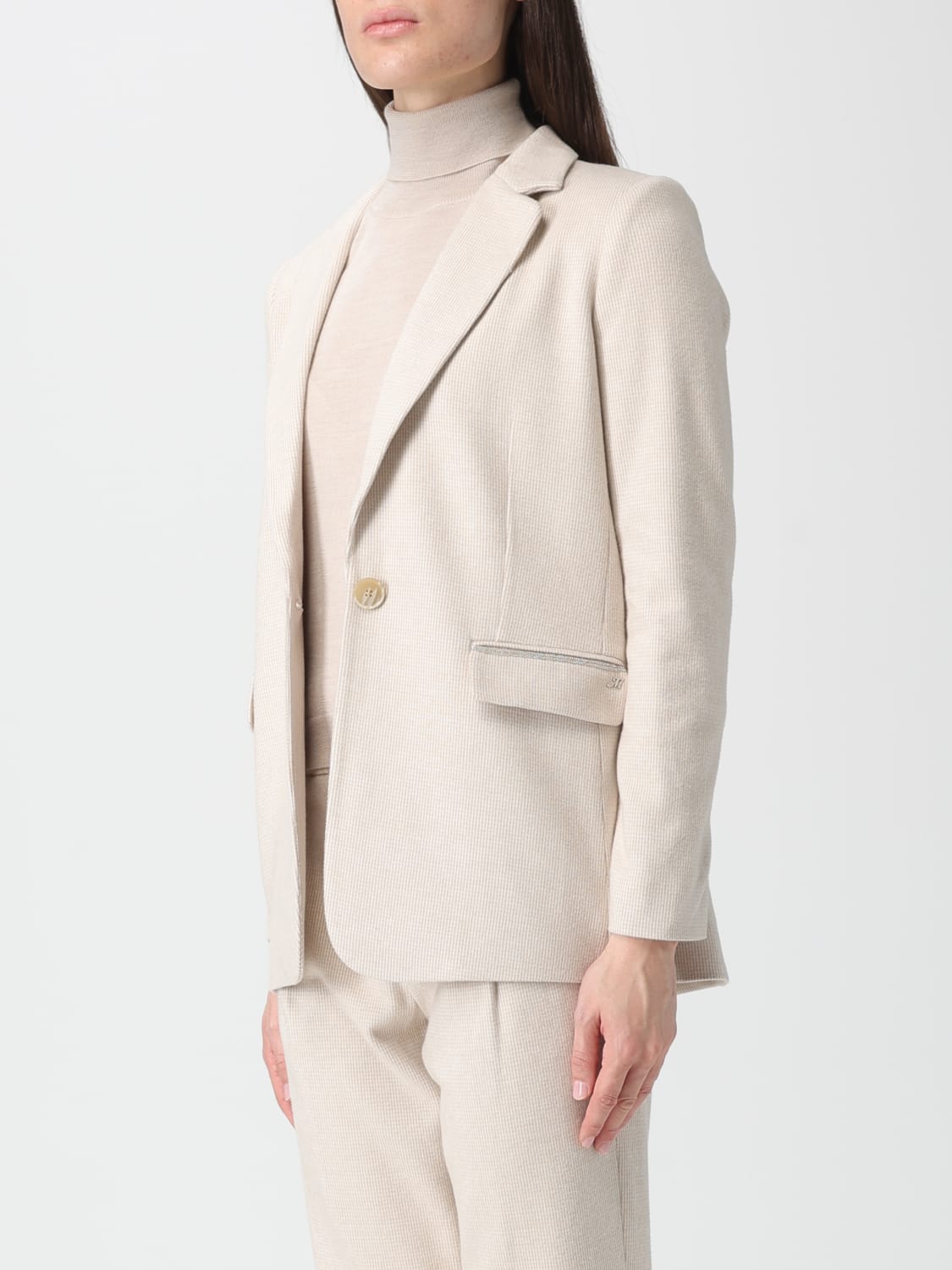 MASON'S VESTE: Blazer femme Mason's, Naturel - Img 3