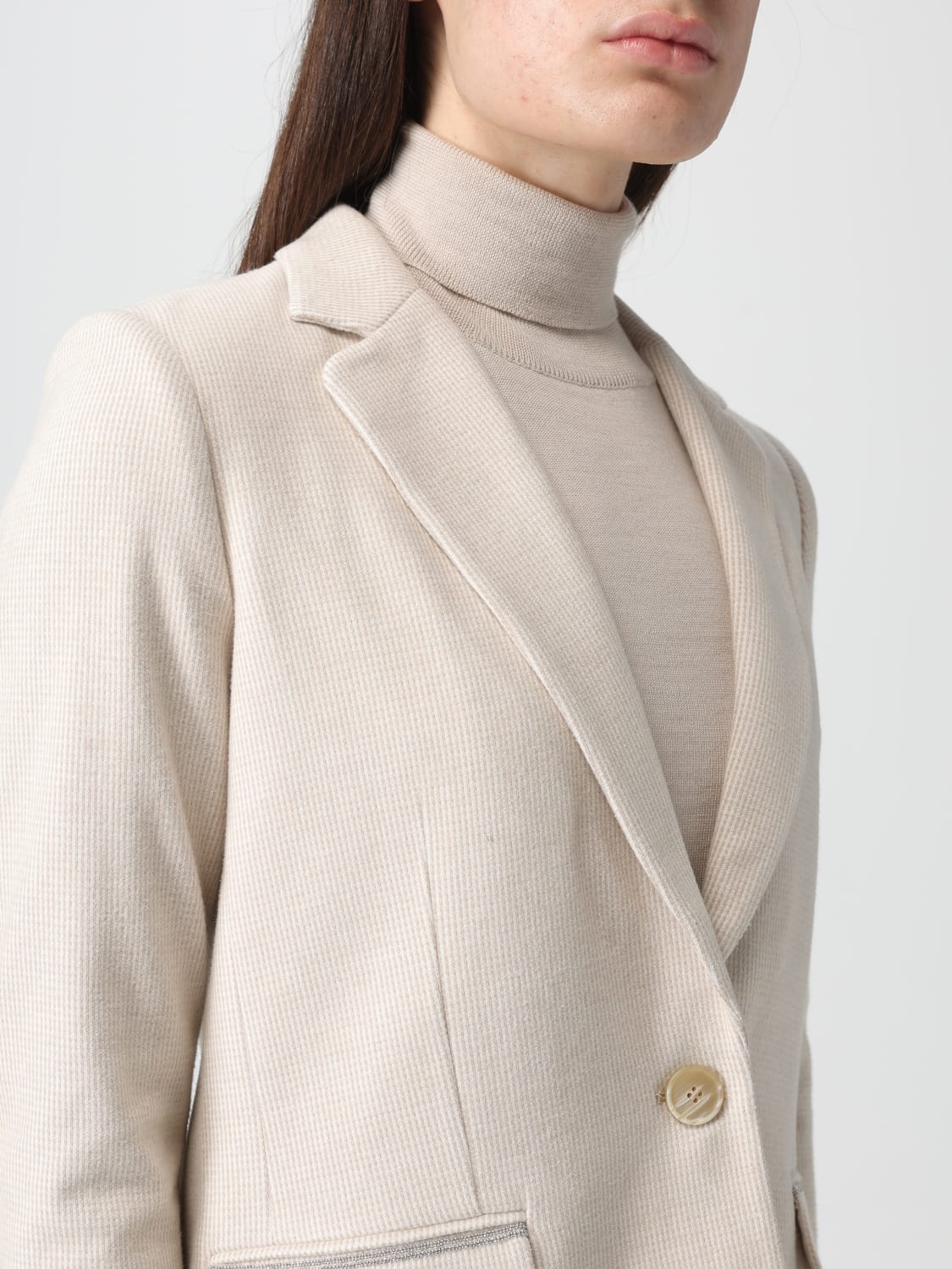 MASON'S VESTE: Blazer femme Mason's, Naturel - Img 4