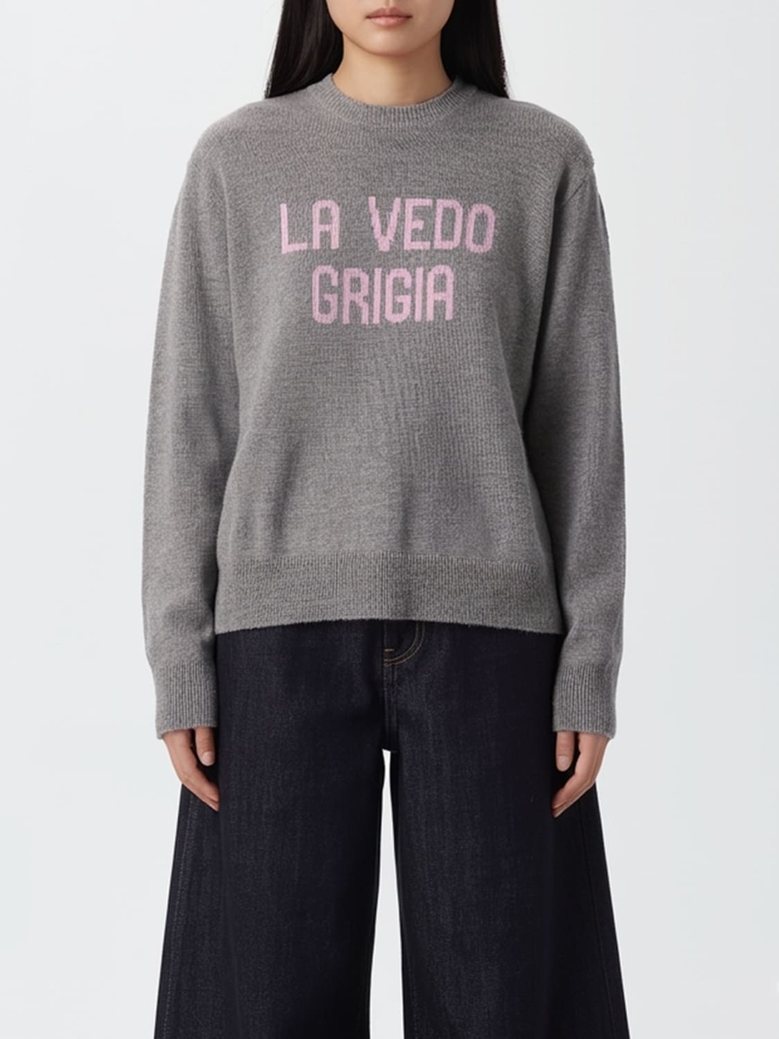 MC2 SAINT BARTH SWEATER: Sweater woman Mc2 Saint Barth, Grey - Img 1