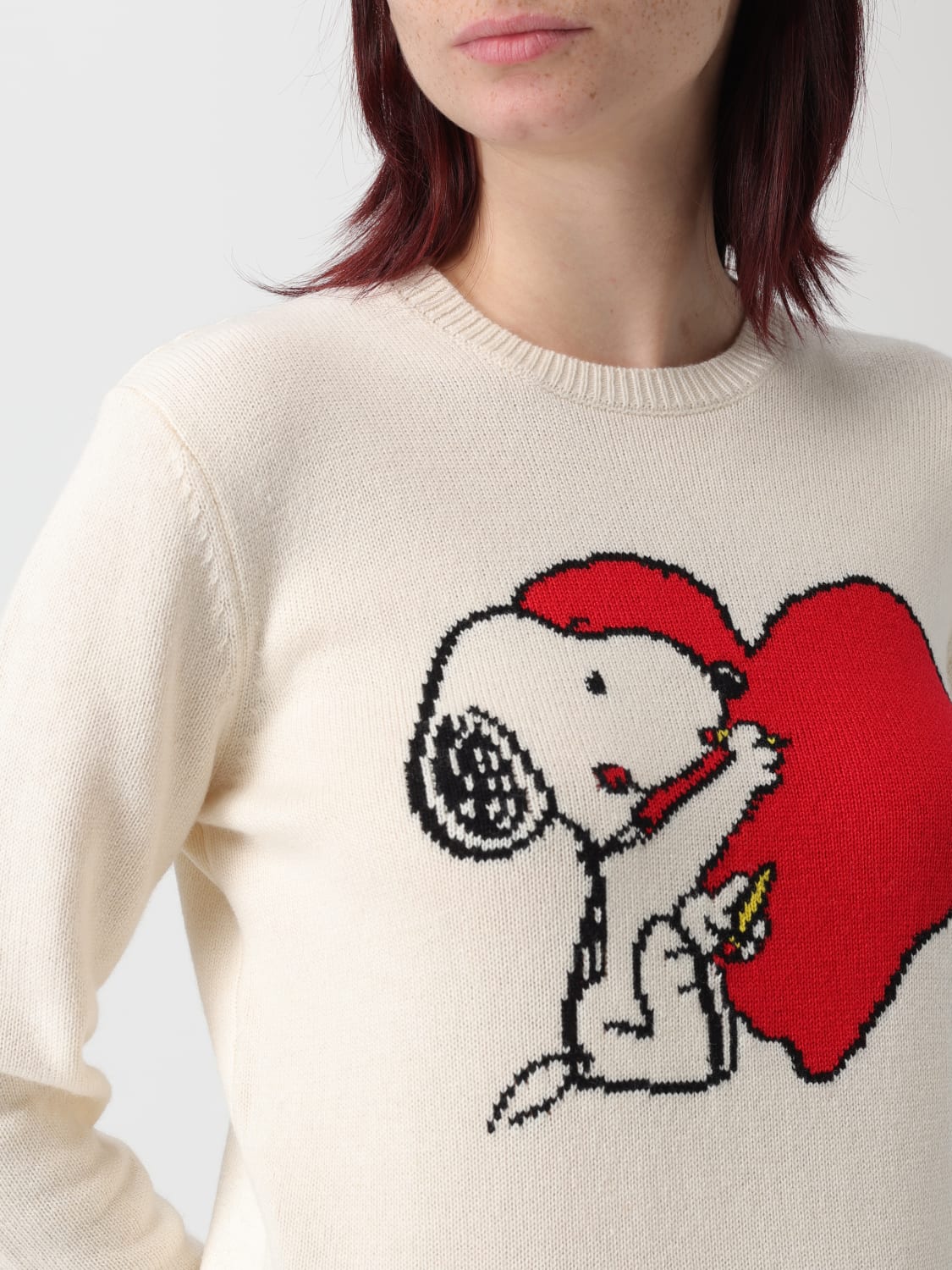 MC2 SAINT BARTH SWEATER: Sweater woman Mc2 Saint Barth, Cream - Img 3