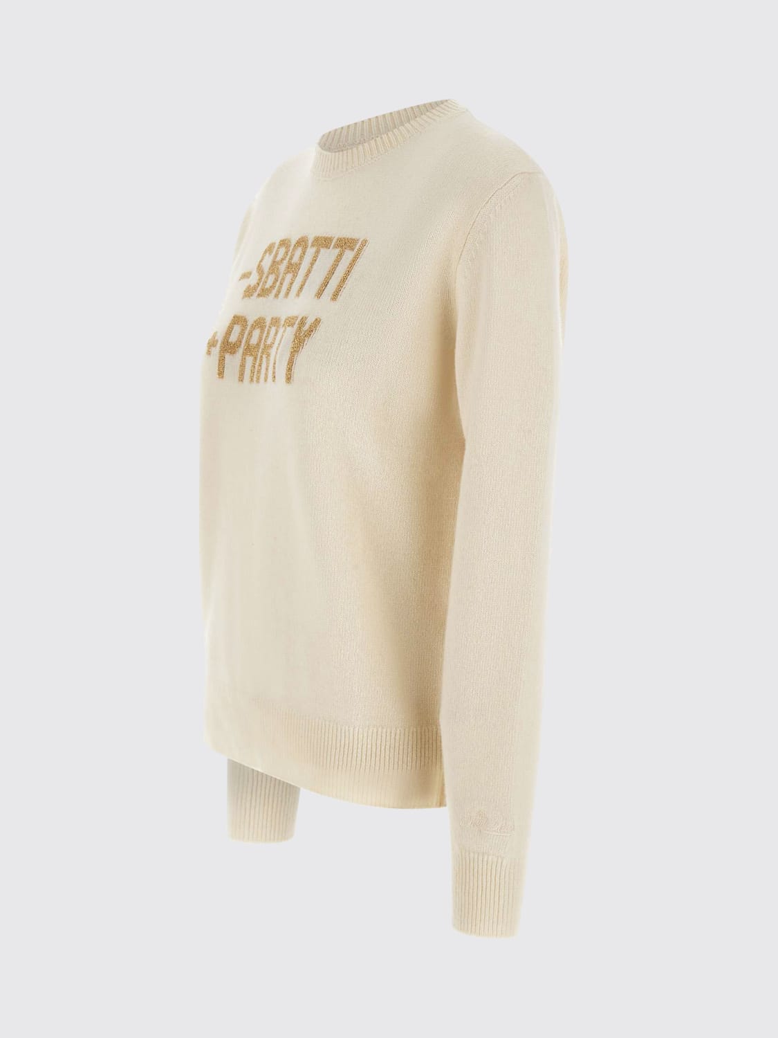 MC2 SAINT BARTH PULL: Pull femme Mc2 Saint Barth, Blanc 2 - Img 4