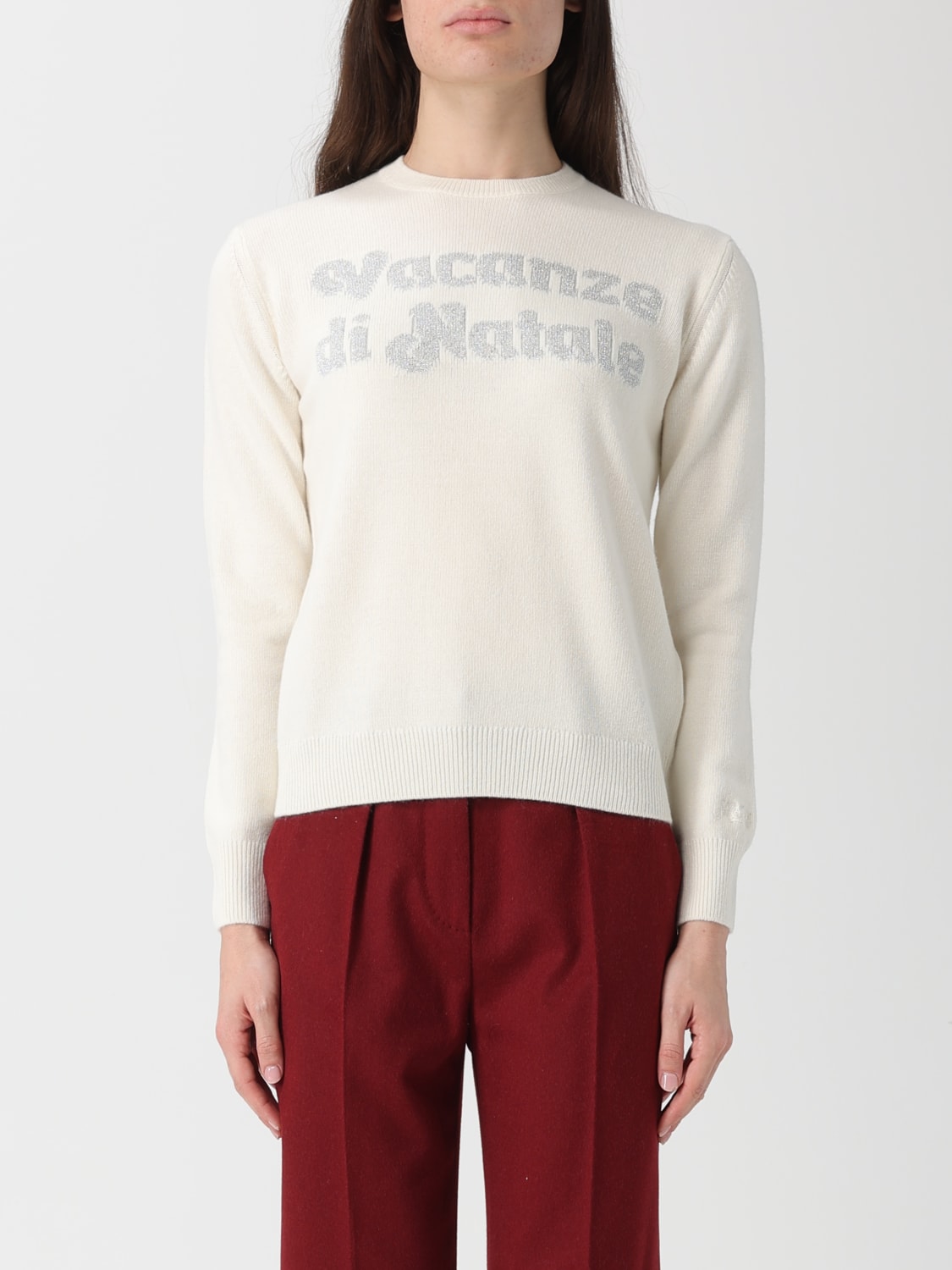 MC2 SAINT BARTH PULLOVER: Pullover damen Mc2 Saint Barth, Cream - Img 1